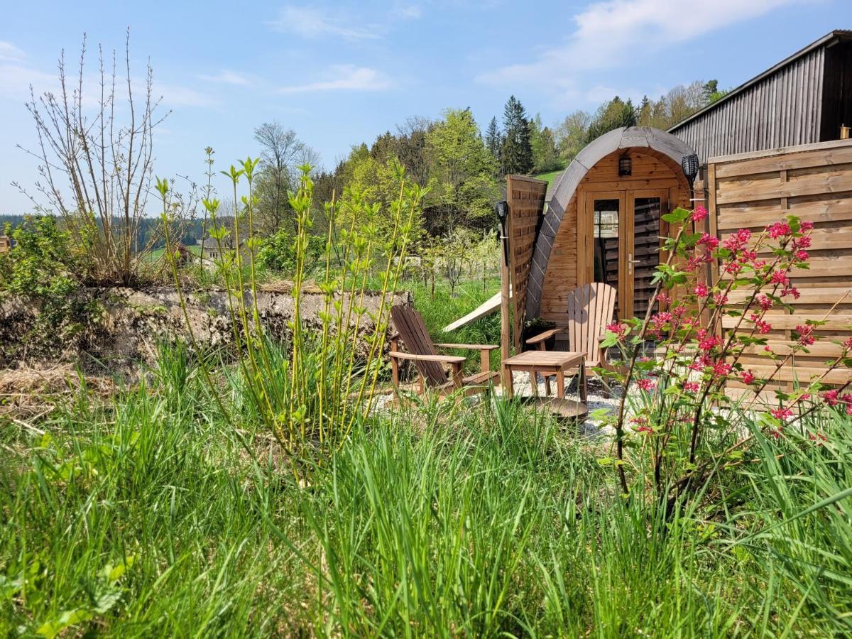 Hohenberg an der Eger Romantischer Pod - Gegen Aufpreis Mit Hot Tub - Whirlpool & Sauna מראה חיצוני תמונה