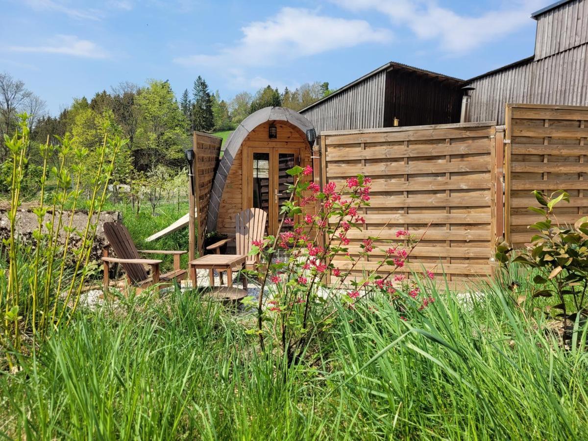 Hohenberg an der Eger Romantischer Pod - Gegen Aufpreis Mit Hot Tub - Whirlpool & Sauna מראה חיצוני תמונה