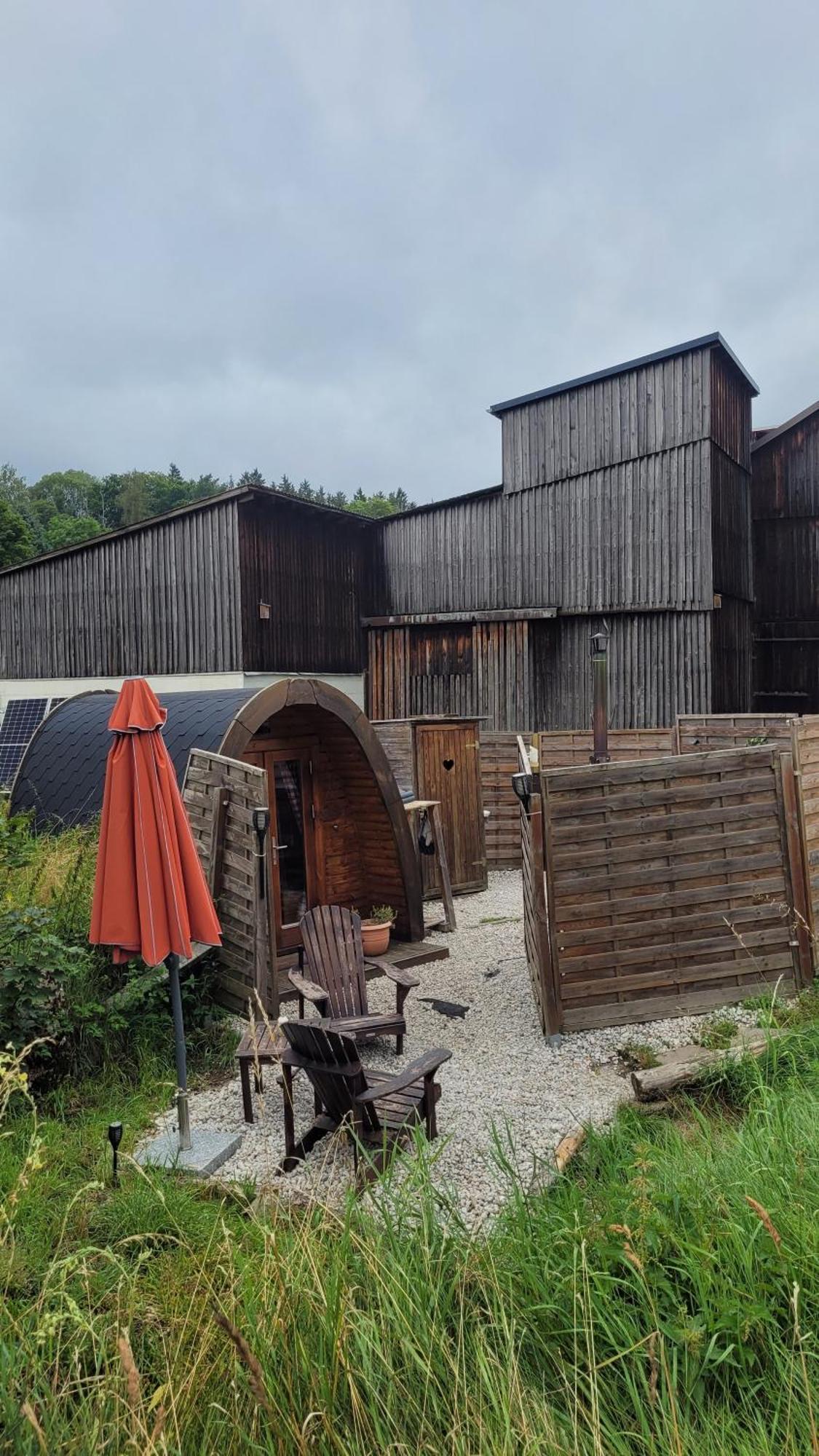 Hohenberg an der Eger Romantischer Pod - Gegen Aufpreis Mit Hot Tub - Whirlpool & Sauna מראה חיצוני תמונה