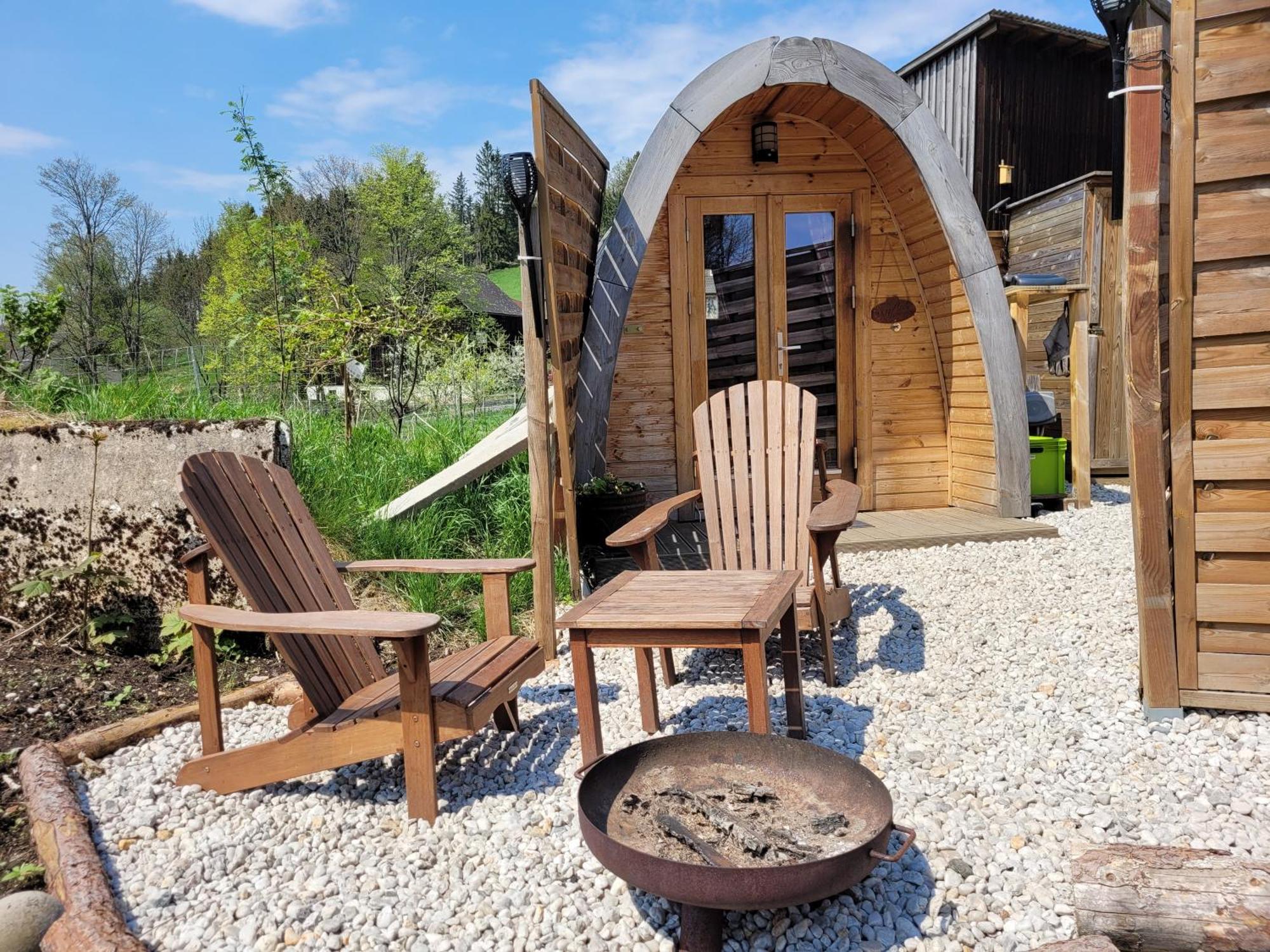 Hohenberg an der Eger Romantischer Pod - Gegen Aufpreis Mit Hot Tub - Whirlpool & Sauna מראה חיצוני תמונה